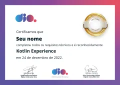 Certificado por DIO