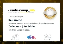 Certificado pela DIO
