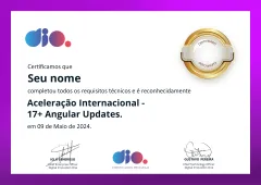 Certificado pela DIO