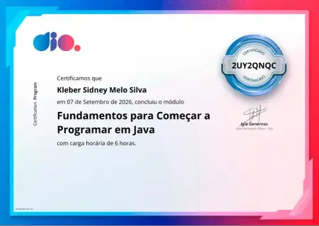 Fundamentos para Começar a Programar em Java