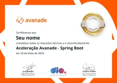 Certificado pela DIO