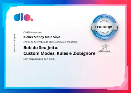 Bob do Seu Jeito: Custom Modes, Rules e .bobignore