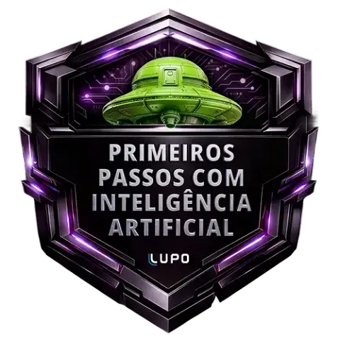 Badge Lupo - Primeiros Passos com Inteligência Artificial
