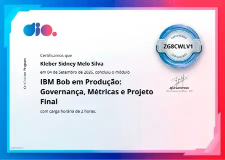 IBM Bob em Produção: Governança, Métricas e Projeto Final