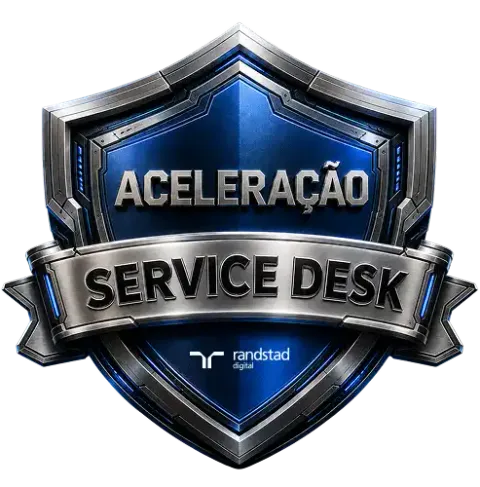 Badge Aceleração Randstad - Service Desk