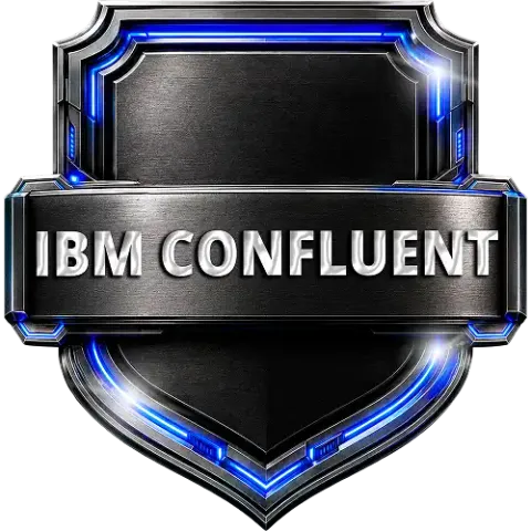 Badge IBM Confluent - Dados em tempo real para agentes de IA